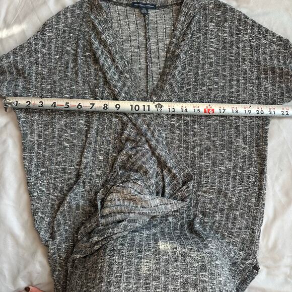 American Eagle Outfitters Gray, Long, Open Knit Cardigan- M - Picture 7 of 8